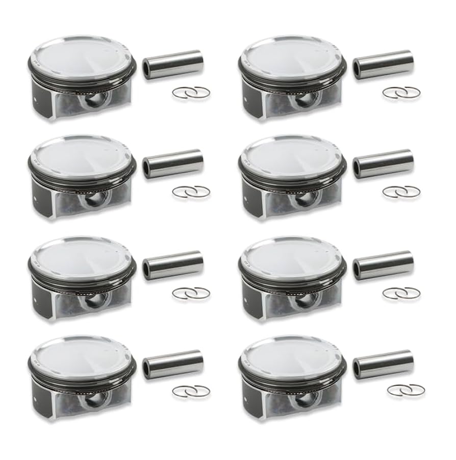 Amazon.com: CYCWER AJ133 Piston Ring Kit 8pcs Piston Rings